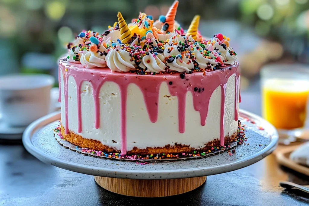 How to make horn for unicorn cake