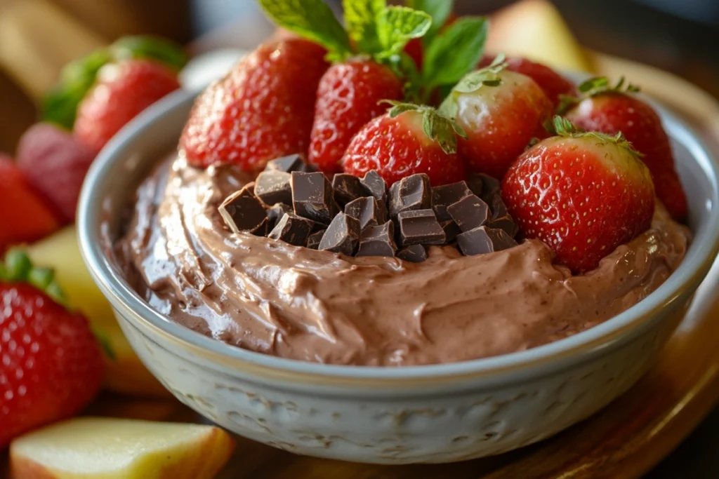 Thicken Fruit Dip