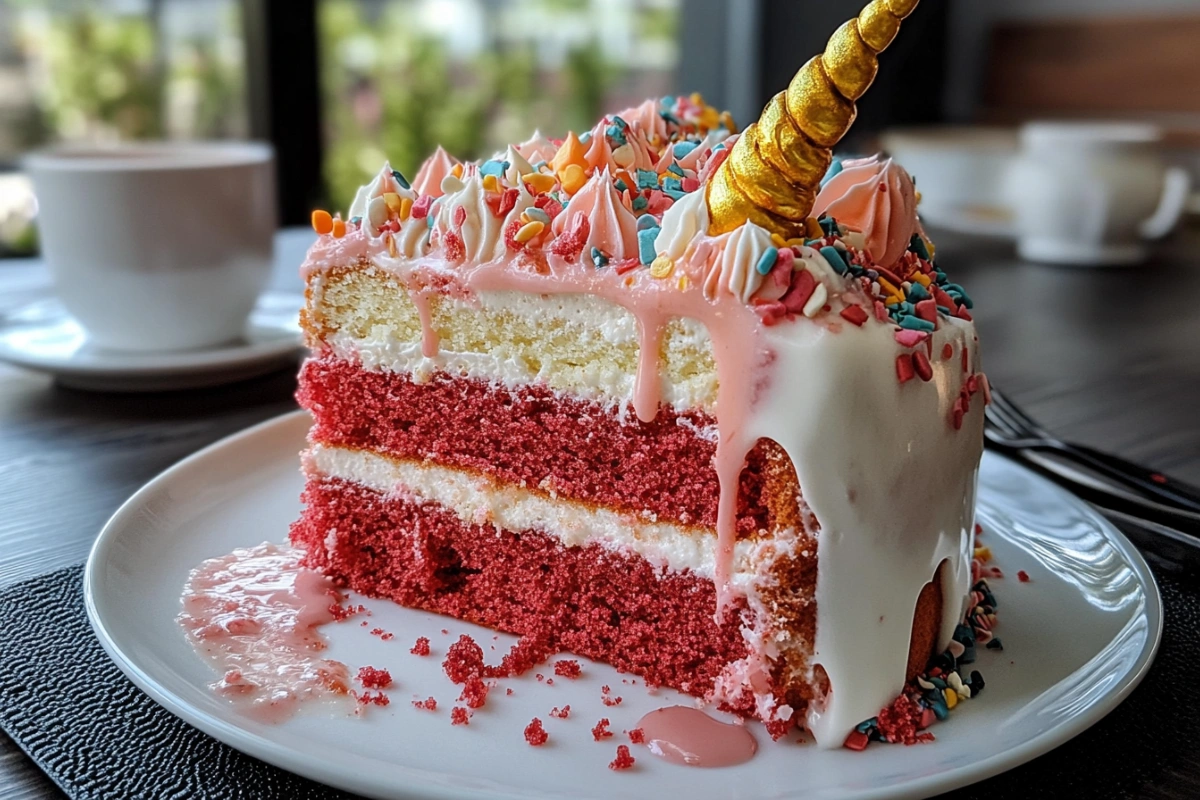 make unicorn cake at home